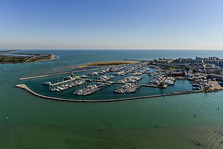 Aereal view of Lignano Sabbiadoro